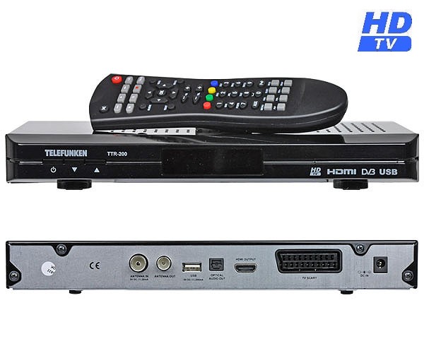 TELEFUNKEN TTR 200 Földi digitális vevő FTA 19.500Ft